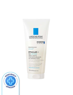 La Roche-Posay Effaclar H Iso-Biome Успокояващ почистващ крем за лице и тяло против несъвършенства 200 мл