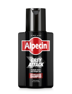 Alpecin Grey Attack Оцветяващ шампоан с кофеин за посивели коси 200 мл