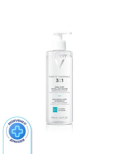 Vichy Pureté Thermale Минерализирана мицеларна вода с пантенол за чувствителна кожа 400 мл