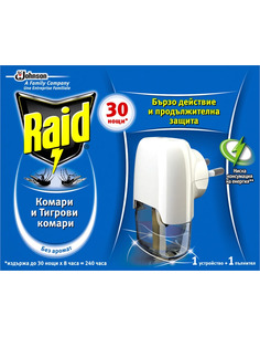 Raid Машинка с течност против комари