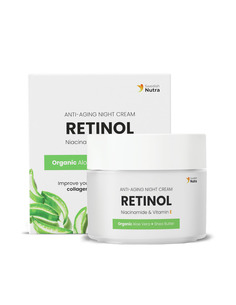 Swedish Nutra Нощен крем anti-aging с ретинол, хиалурон и колаген 50мл