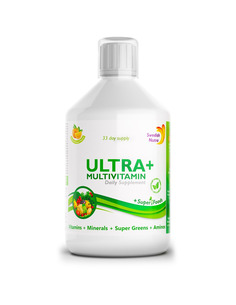 Swedish Nutra Ultra+ - витамини + минерали + зелена смес + колаген 500 мл
