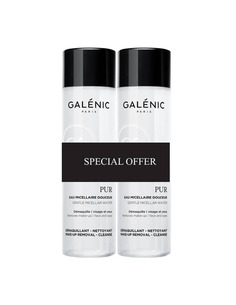 Galenic Pur Демакиираща мицеларна вода за лице и очи 2x400 мл