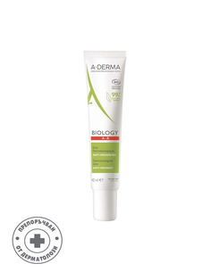 A-Derma Biology A-R Дерматологична грижа за лице срещу зачервявания 40 мл