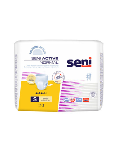 Seni Active Normal гащи за възрастни размер S х10 броя