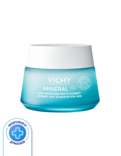 Vichy Mineral 89 Матиращо Сорбе 48 часа хидратация за лице 50 мл