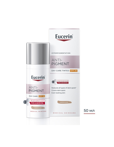 Eucerin Anti-Pigment Оцветен дневен крем за лице с SPF30 Тъмен цвят 50 мл