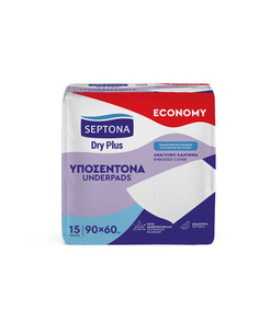 Septona Dry Plus Economy Абсорбиращи чарашафи за възрастни 60х90 х15 броя