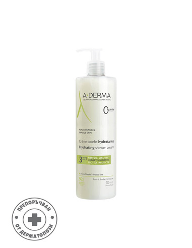 A-Derma Хидратиращ защитен душ гел 750 мл