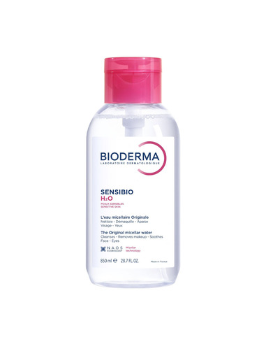 Bioderma Sensibio Мицеларна вода за чувствителна кожа с помпа 850 мл
