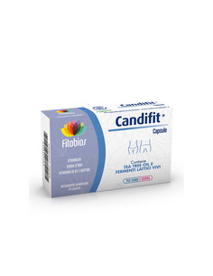 Fitobios Candifit Кандифит за балансирана чревна и вагинална микрофлора x24 капсули