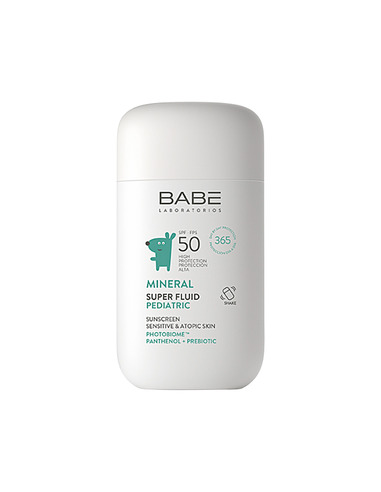 Babe Pediatric Минерален слънцезащитен супер флуид за деца SPF50 50 мл